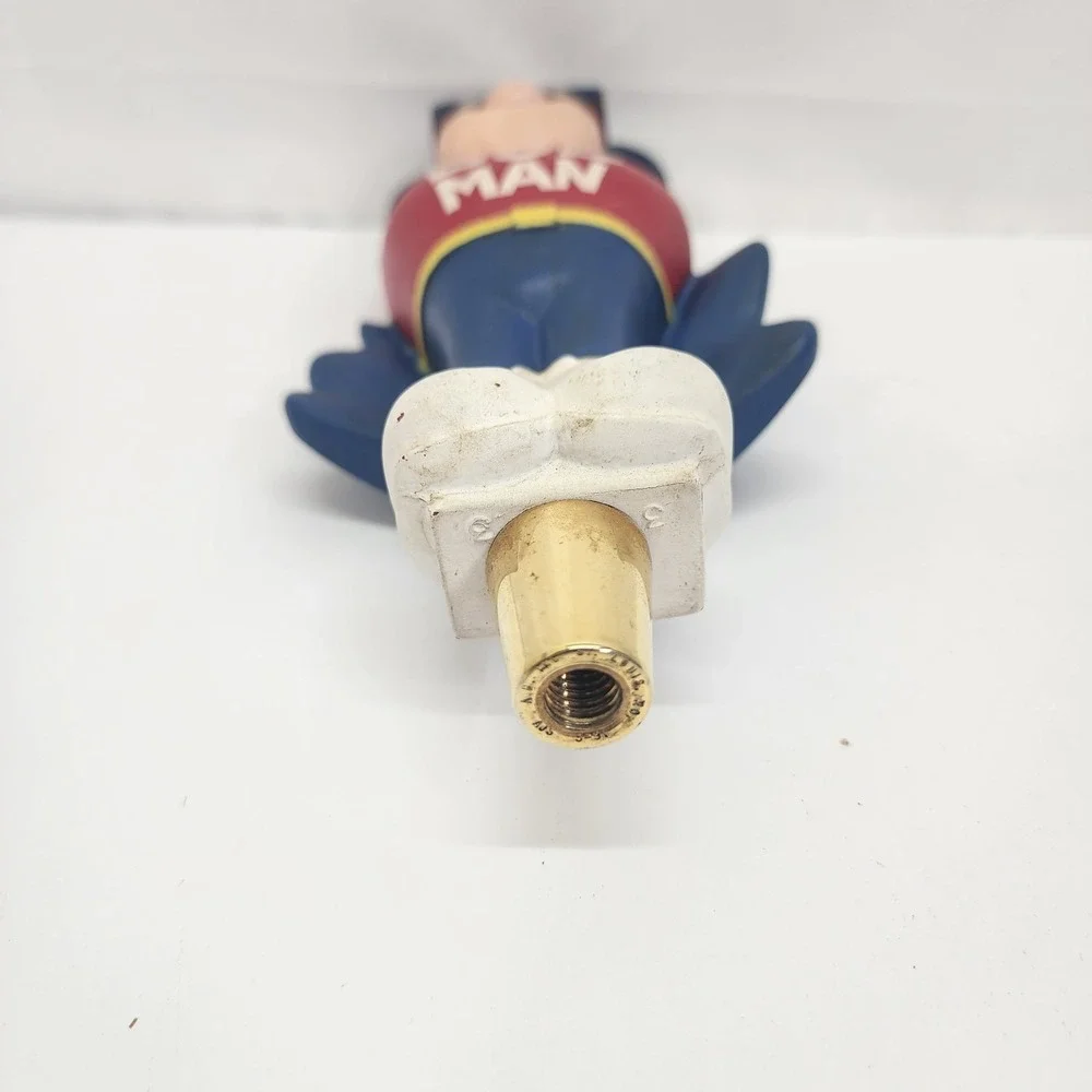 Vintage Budweiser Bud Man Beer Tap Handle Ski Flying Figure 10.5